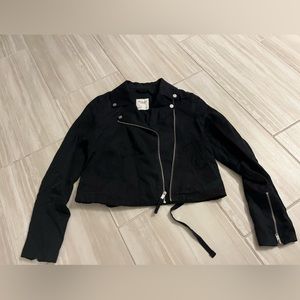 Abercrombie and Fitch Crop Moto Jacket